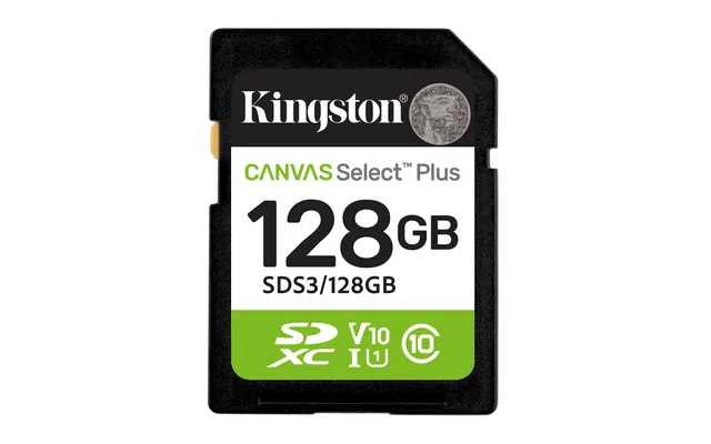 kingston-canvas-select-plus-scheda-sd-128gb-sdxc-uhs-i-150mb-s image 1
