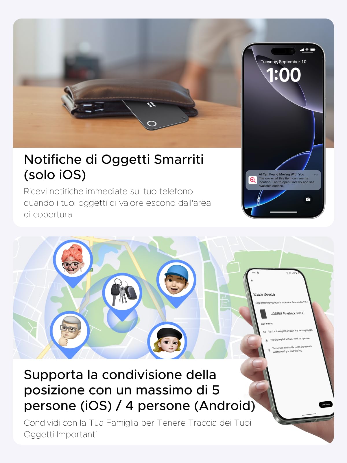 ugreen-finetrack-slim-duo-2-tracker-smart-tag-1-9mm-find-my-find-hub-ip68 image 7