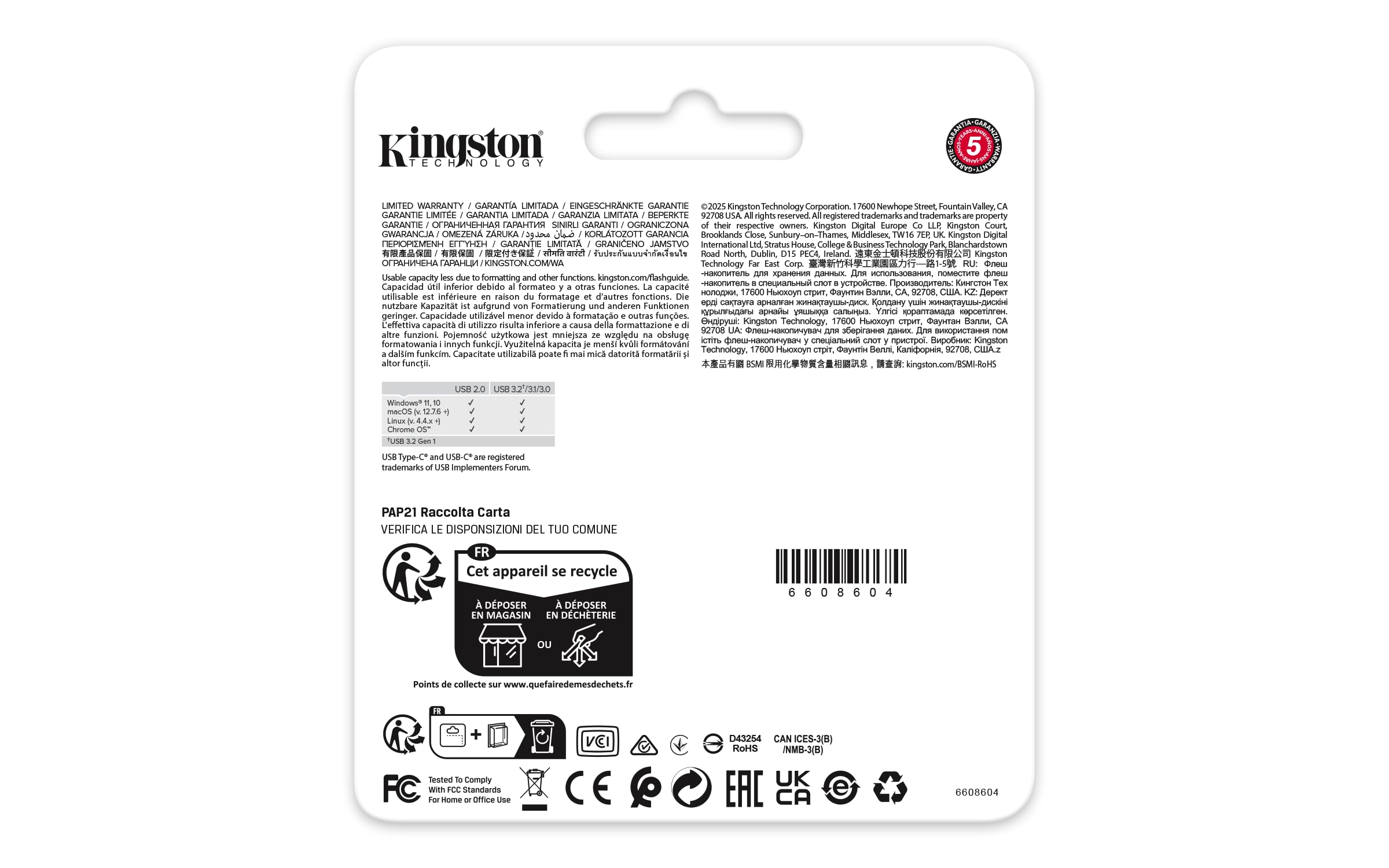 kingston-datatraveler-duo-dtdeg2-chiavetta-usb-128gb-usb-a-usb-c-3-2 image 6