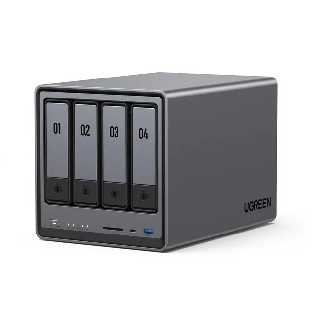 ugreen-nasync-dxp4800-nas-desktop-4-bay-intel-n100-8gb-ddr5 image 1