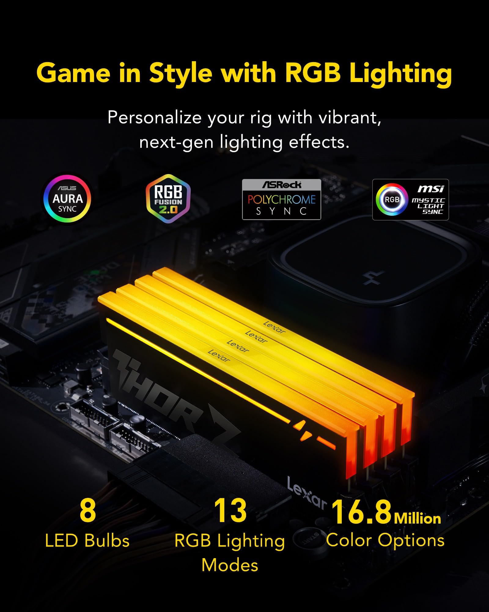 lexar-thor-z-rgb-ddr5-ram-kit-32gb-2x16gb-6000mhz-cl38 image 4