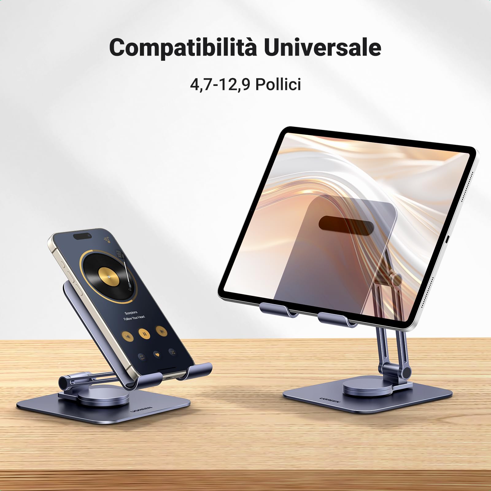 ugreen-supporto-tablet-girevole-da-tavolo-in-alluminio-4-7-12-9 image 4