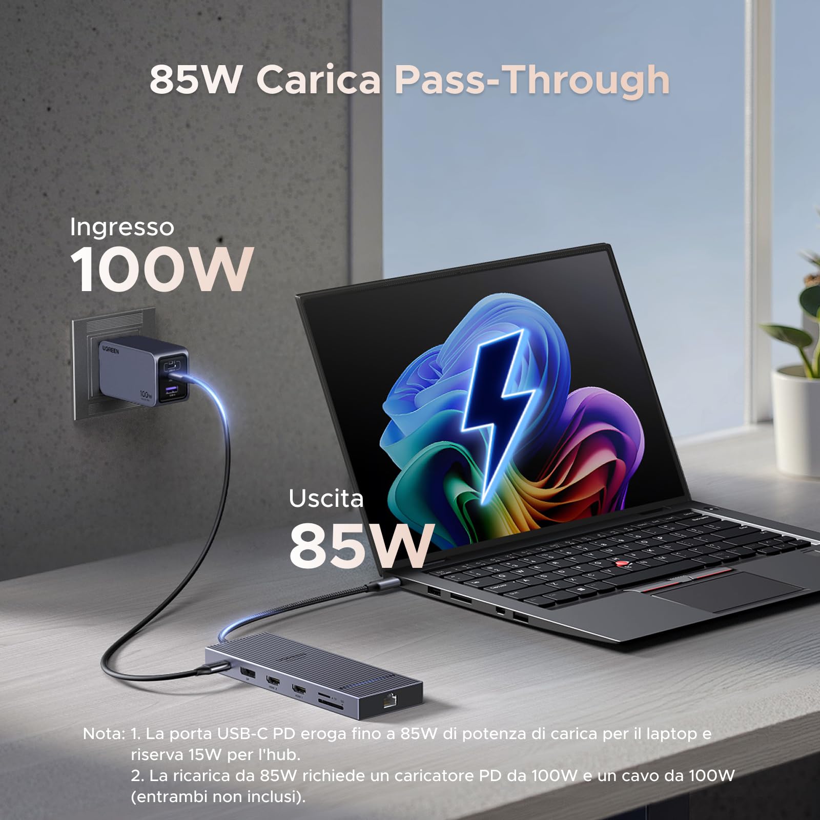 ugreen-revodok-pro-3121-hub-usb-c-12-in-1-triplo-display-4k-con-pd-100w image 6