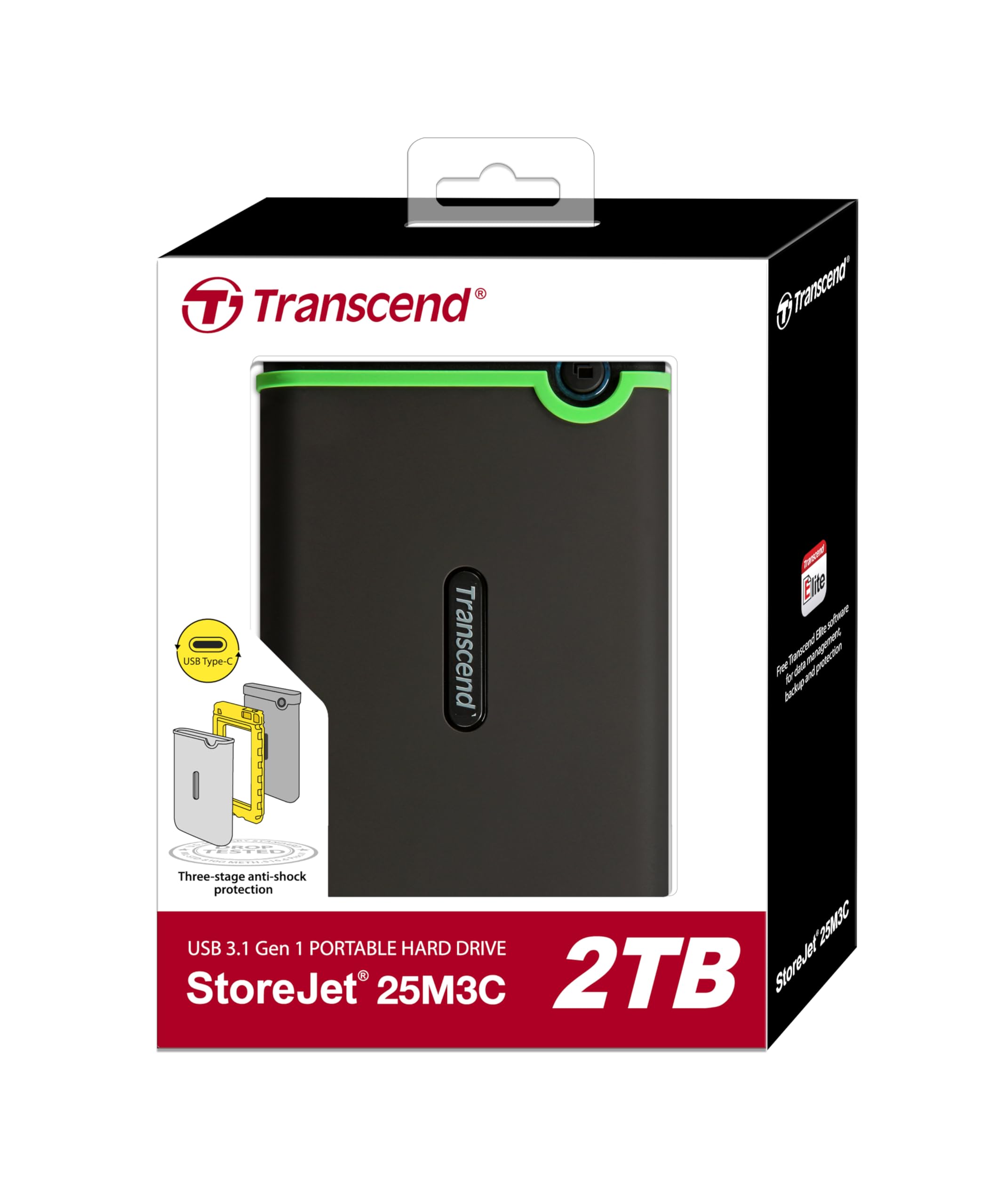 transcend-storejet-25m3c-hard-disk-esterno-2tb-2-5-usb-c image 2