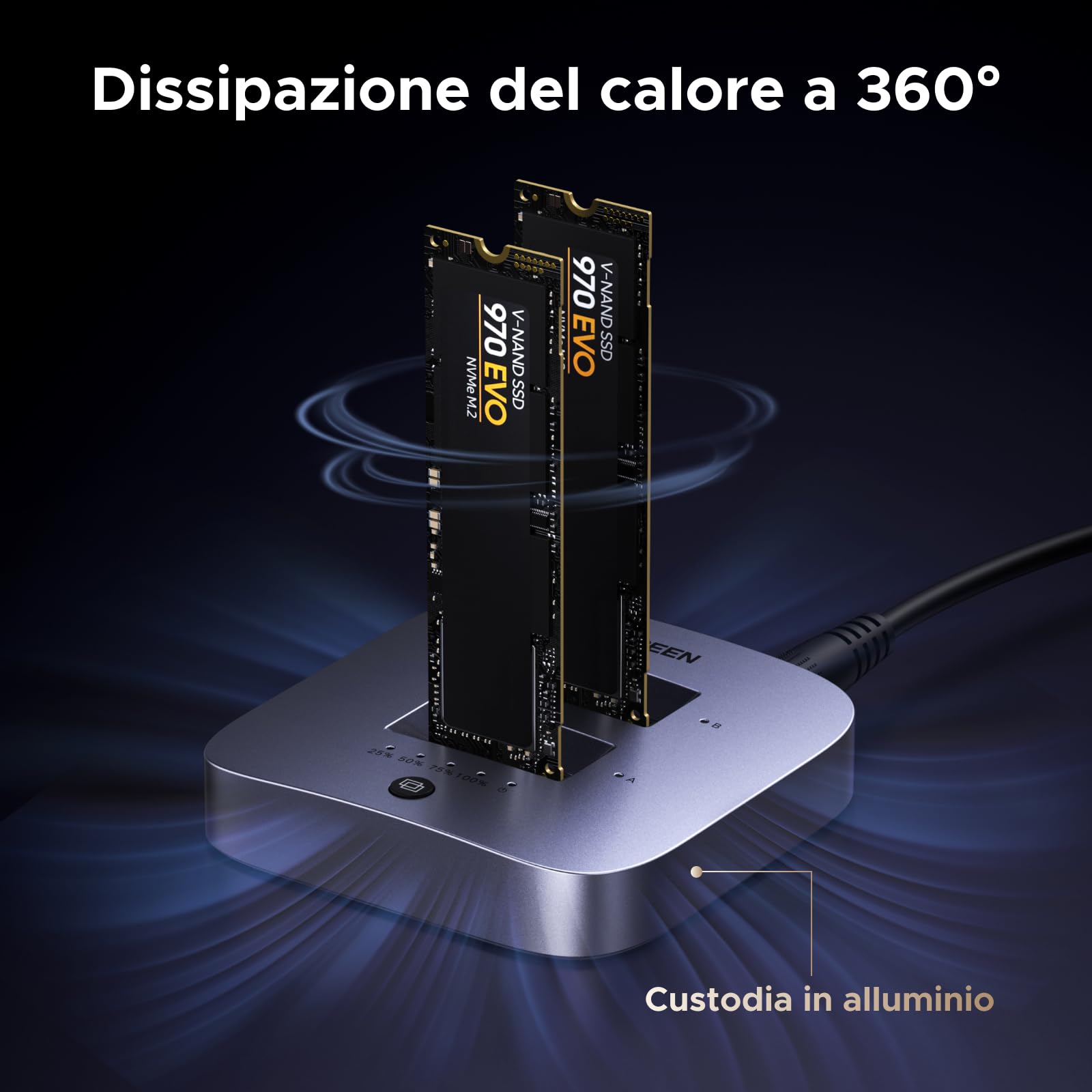 ugreen-stazione-di-docking-m-2-nvme-dual-bay-20gbps-usb-c-con-clonazione-offline image 5