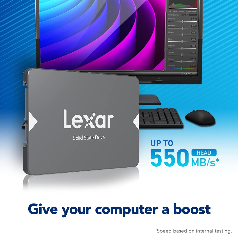 lexar-ns100-ssd-interno-2-5-sata-iii-256-gb-fino-a-520-mb-s image 2