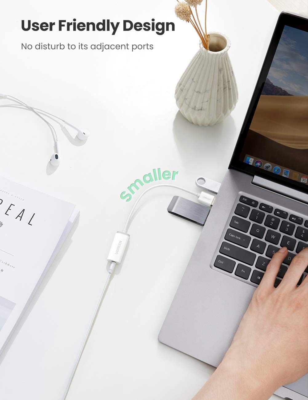 ugreen-scheda-audio-usb-esterna-stereo-usb-a-jack-3-5mm-con-microfono image 5