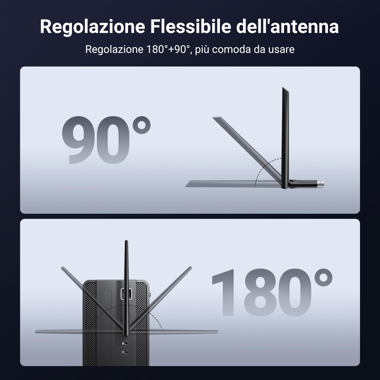 ugreen-chiavetta-usb-wifi-6-ax900-dual-band-2-4-5ghz-antenna-6dbi-per-pc-windows image 7