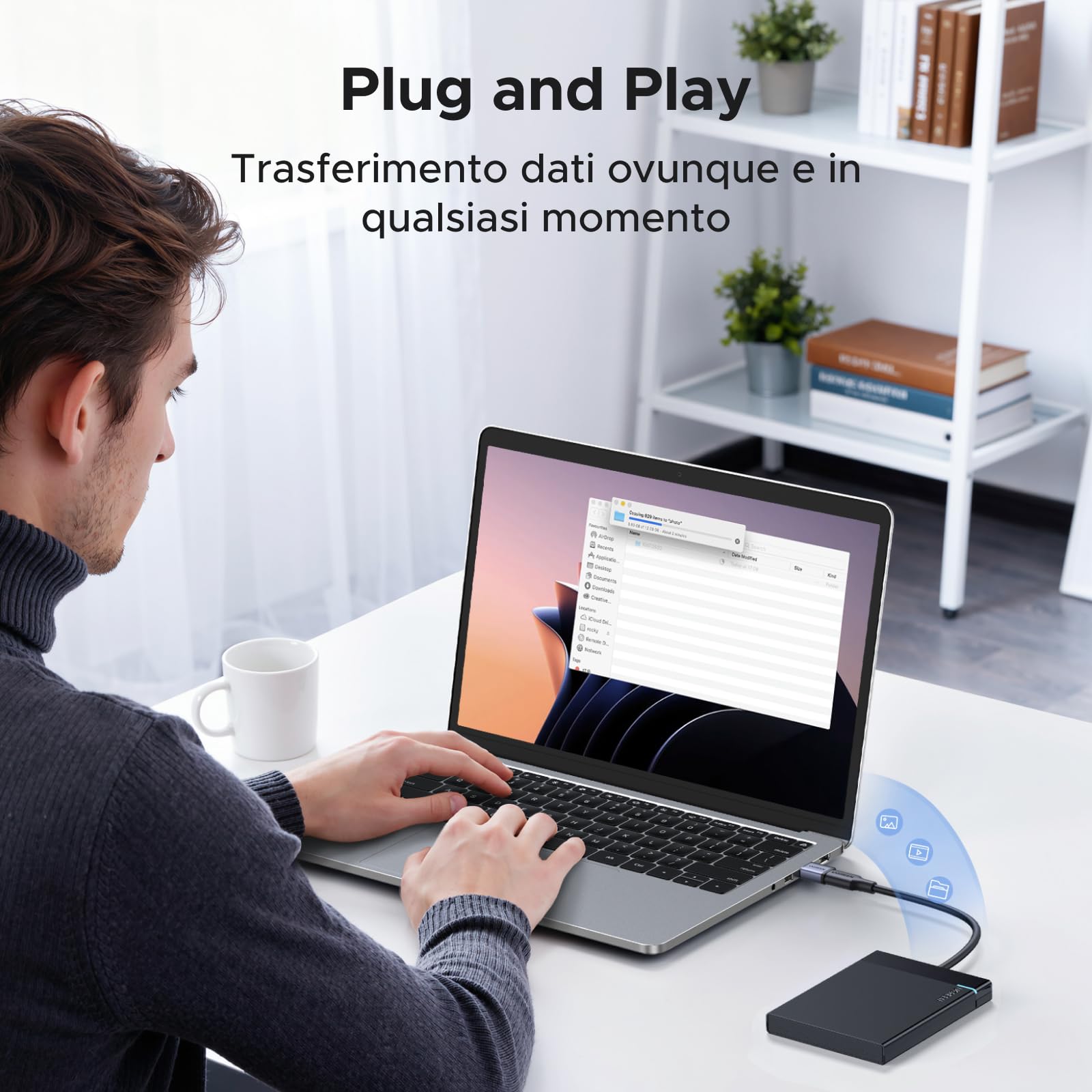ugreen-adattatore-usb-c-a-usb-a-3-2-10gbps-confezione-da-5-pezzi-in-alluminio image 7