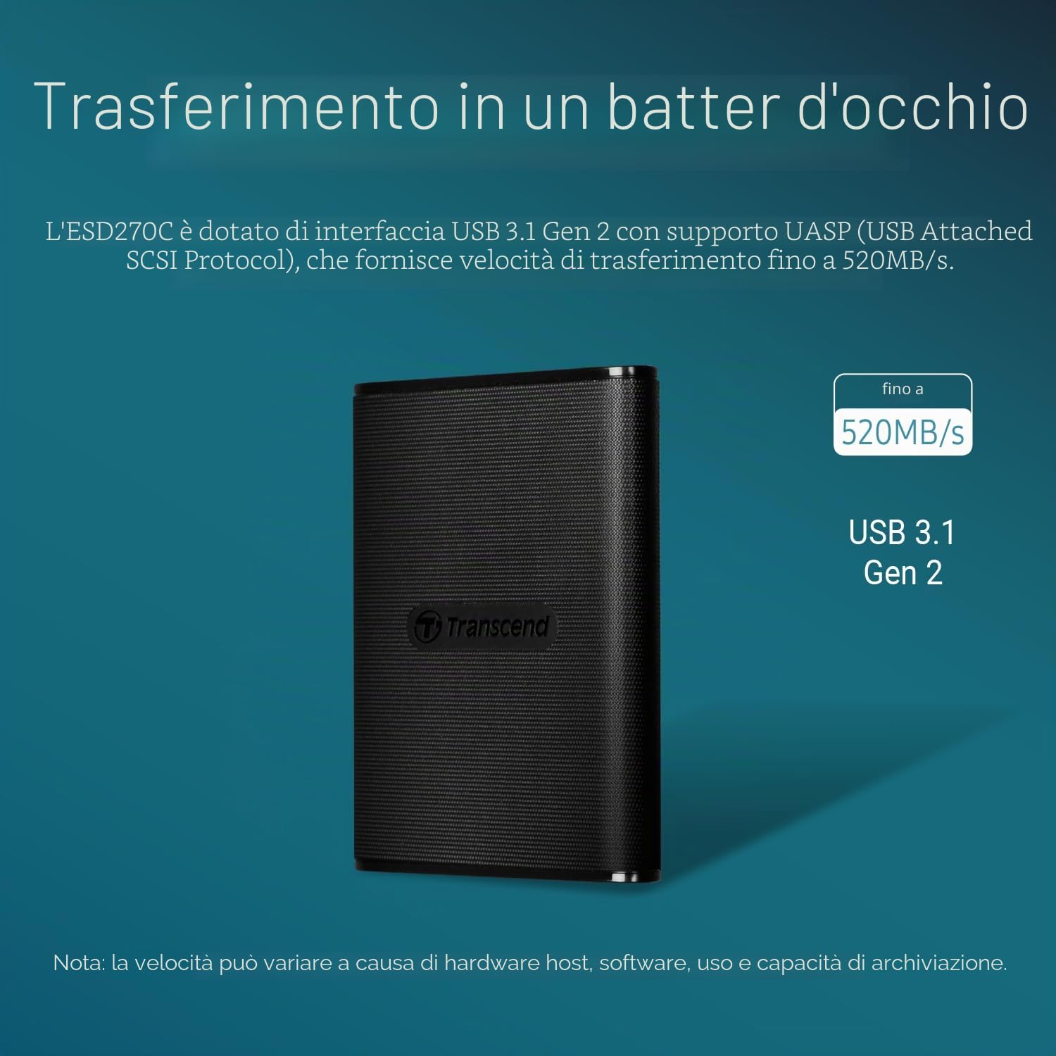 transcend-esd270c-ssd-portatile-250gb-usb-3-1-gen-2-type-c image 4