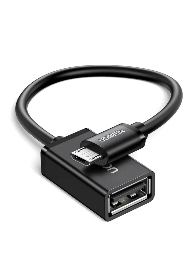 ugreen-adattatore-otg-micro-usb-maschio-a-usb-2-0-femmina-12cm image 1