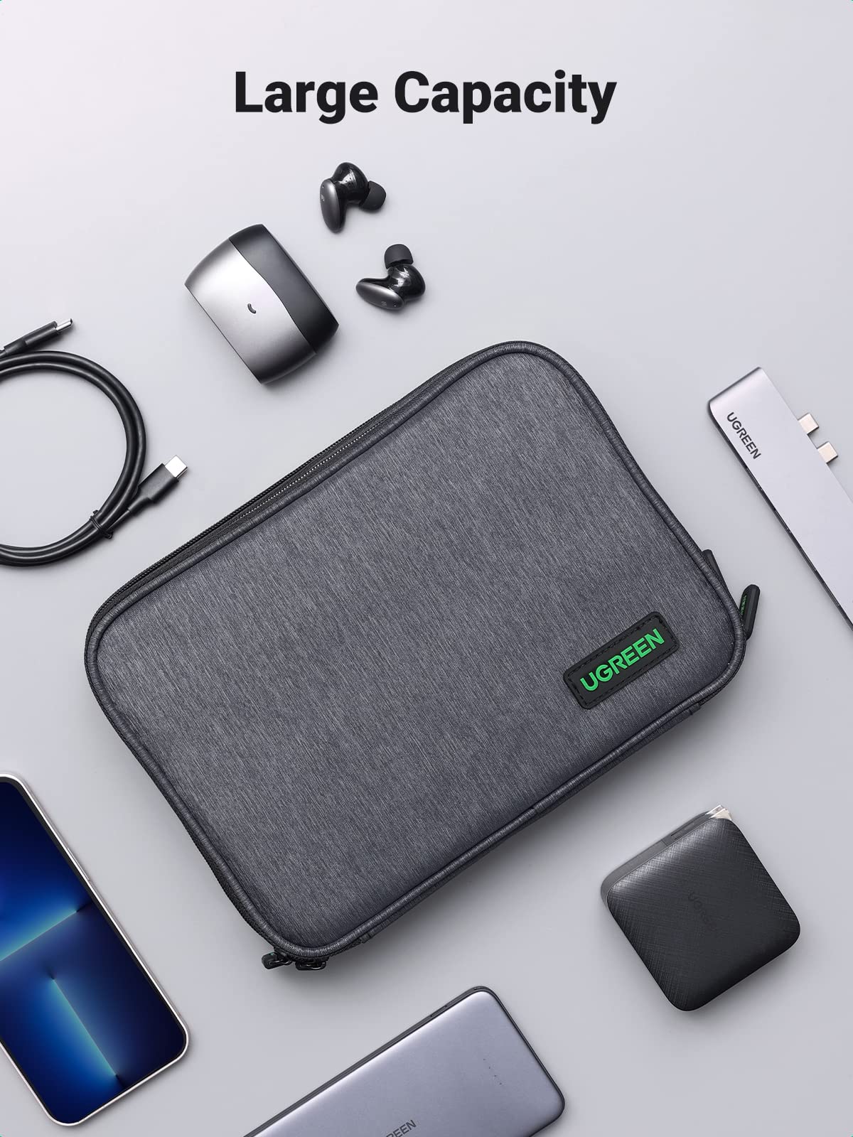 ugreen-organizer-cavi-borsa-da-viaggio-24-5x17-5x5-cm-doppio-strato-per-ipad-min image 3