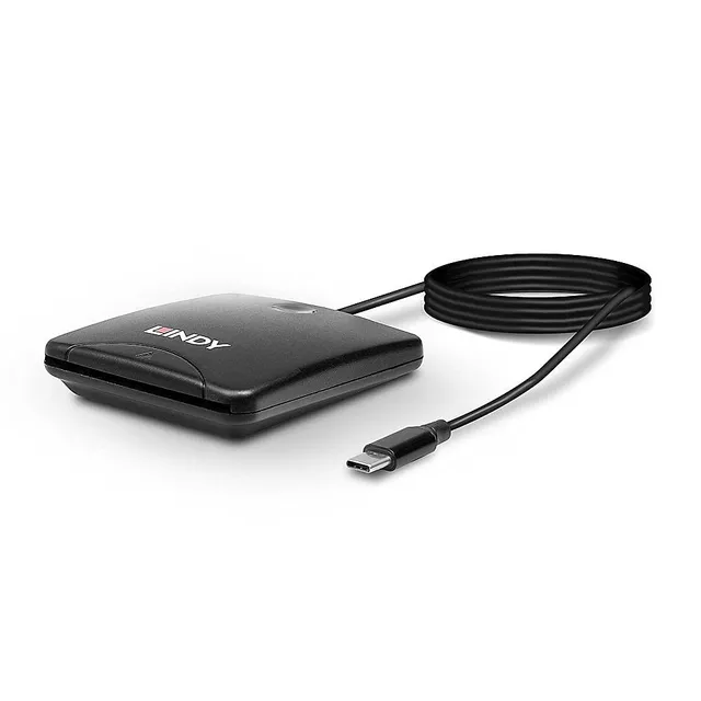 lindy-lettore-di-smart-card-usb-2-0-tipo-c image 1