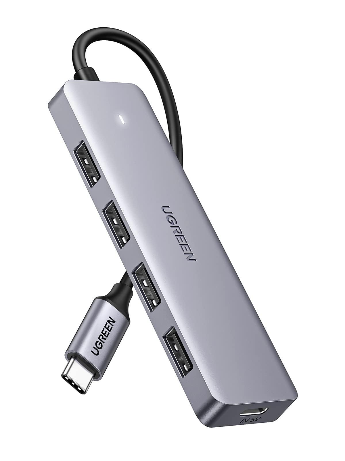 ugreen-hub-usb-c-a-4-porte-usb-3-0-con-alimentazione-12w-adattatore-multiporta-1 image 1