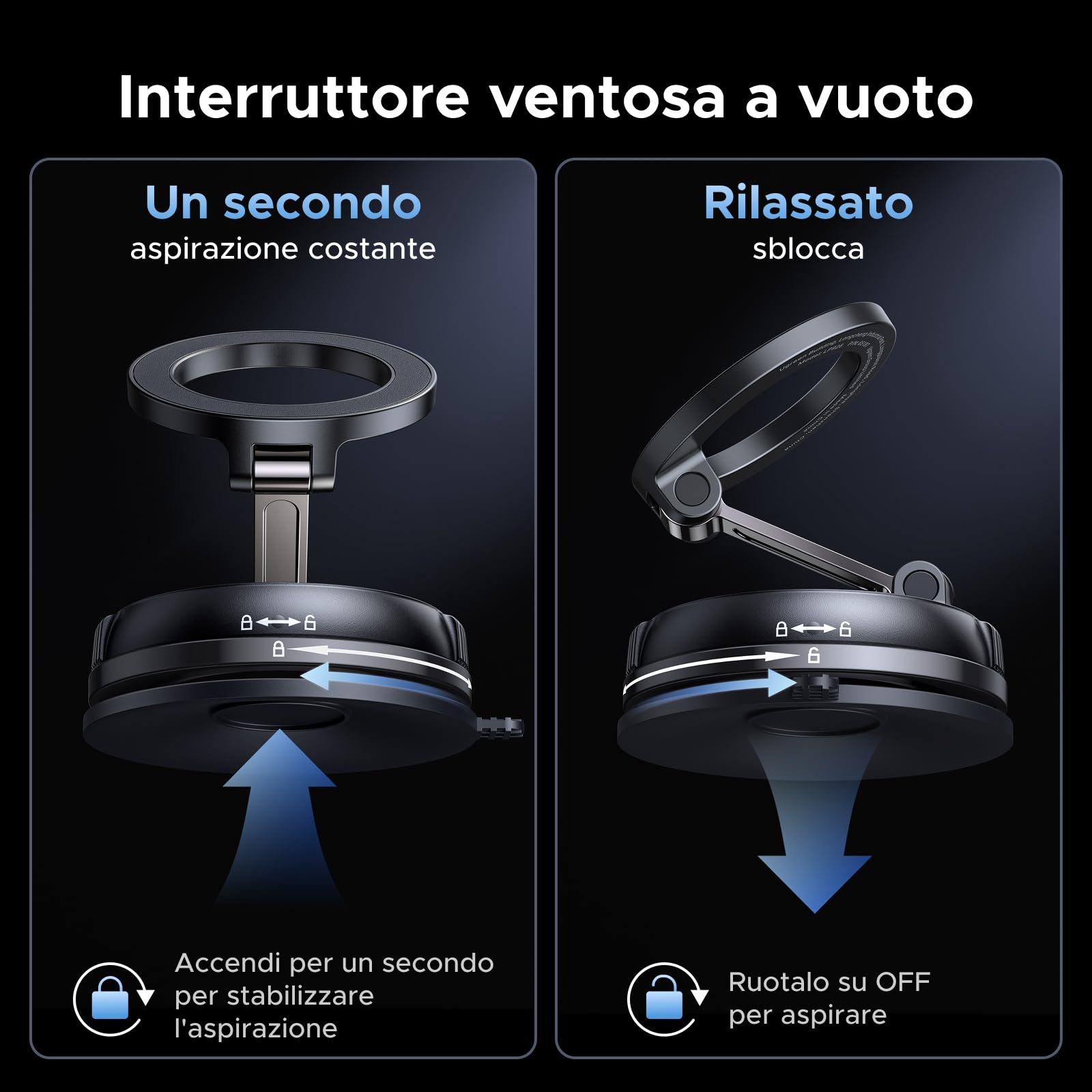 ugreen-supporto-telefono-auto-magnetico-magsafe-360-ventosa-nero image 7