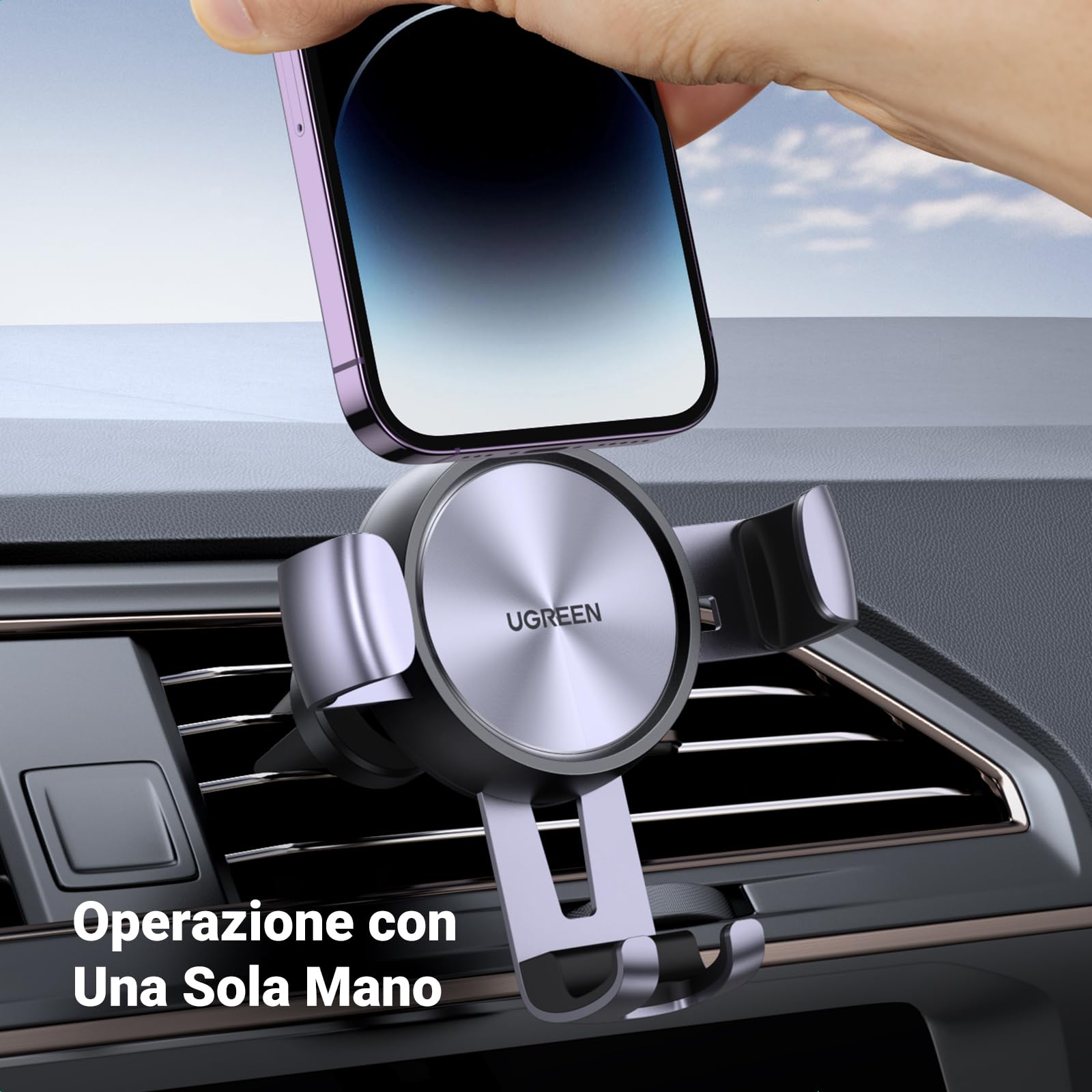ugreen-supporto-telefono-auto-a-gravit-bocchetta-aria-nero image 4