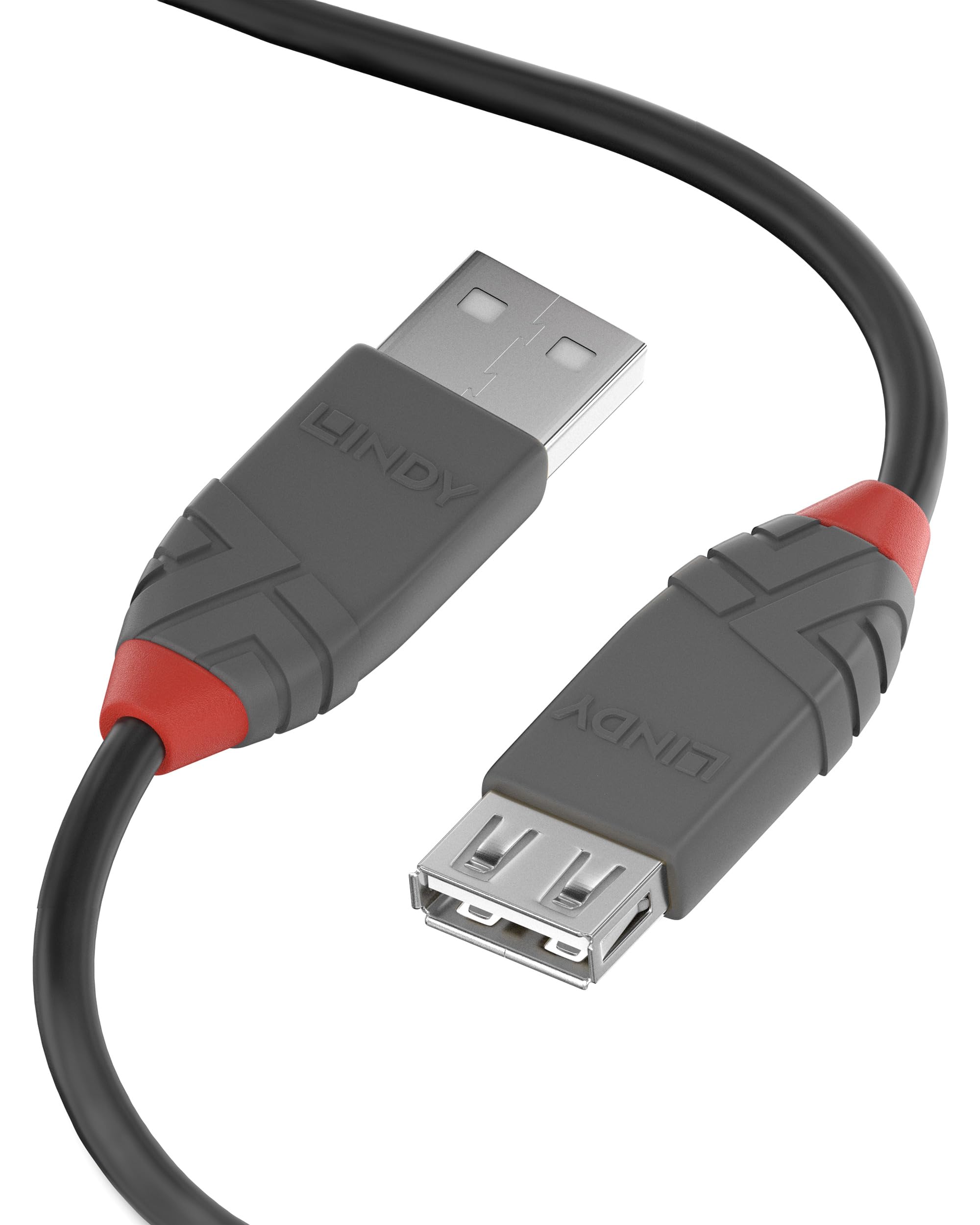 lindy-prolunga-usb-2-0-tipo-a-maschio-femmina-anthra-line-0-2m image 1