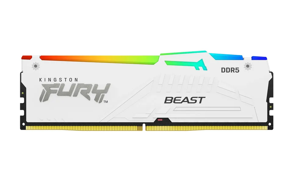 kingston-fury-beast-rgb-bianco-32gb-2x16gb-ddr5-6400mt-s-cl32-kit image 1