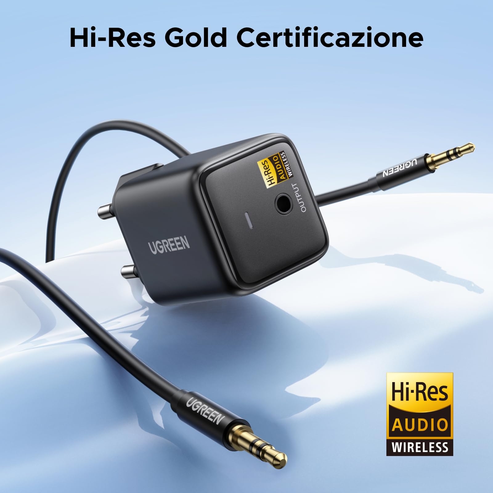 ugreen-ricevitore-bluetooth-6-0-audio-hifi-ldac-jack-3-5mm image 4