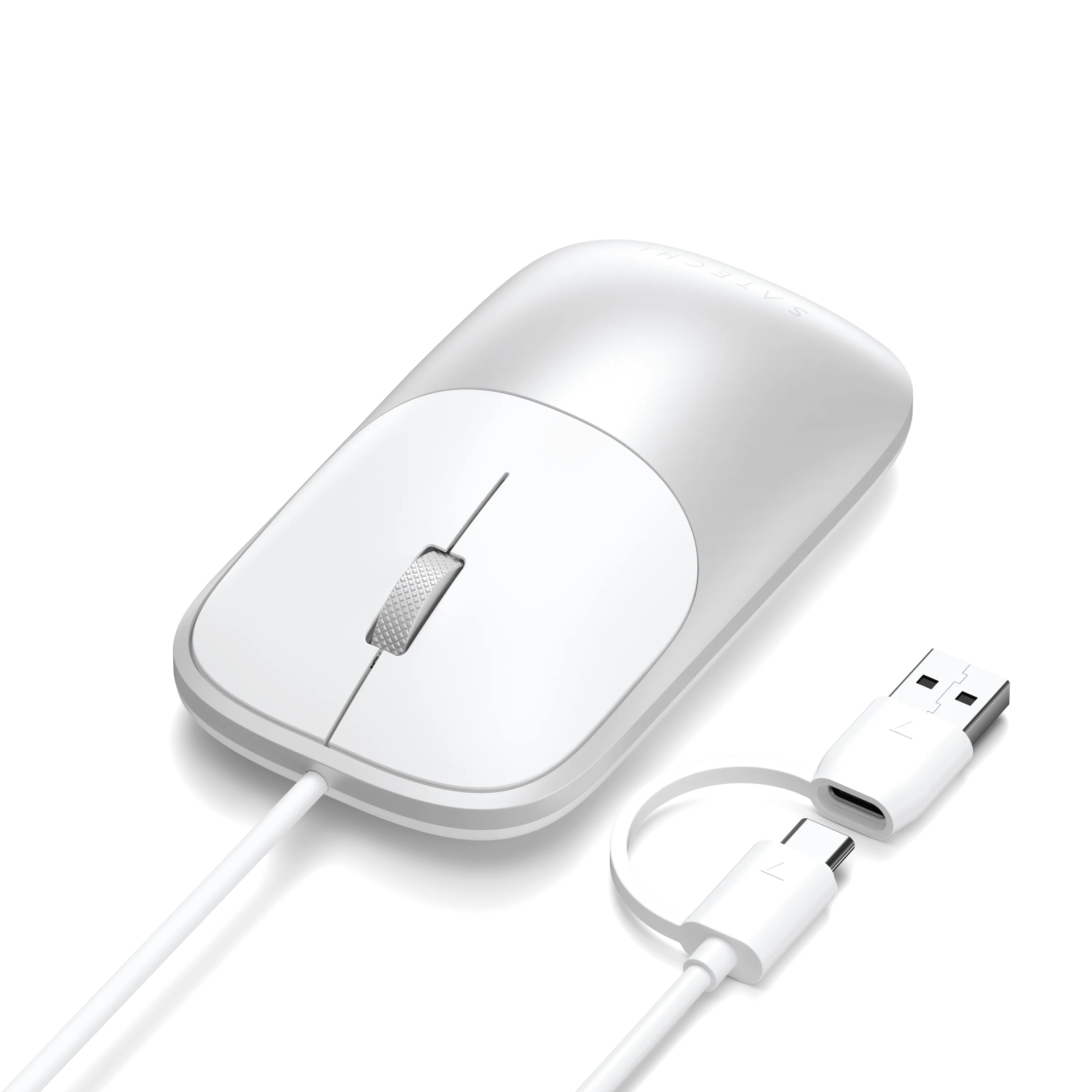 satechi-slim-lx-wired-mouse-usb-c-in-alluminio image 2