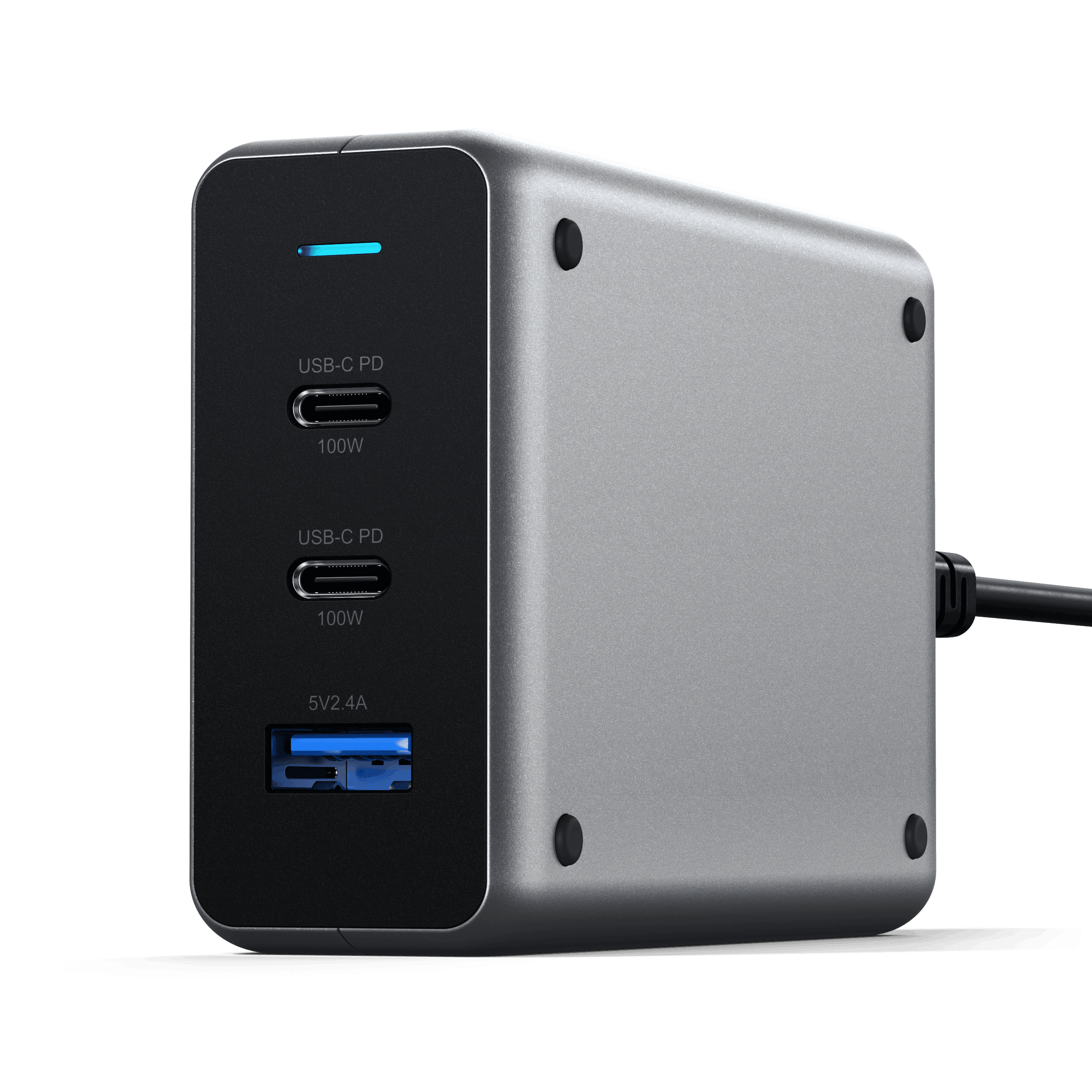 satechi-caricatore-100w-usb-c-pd-compact-gan-3-porte image 4