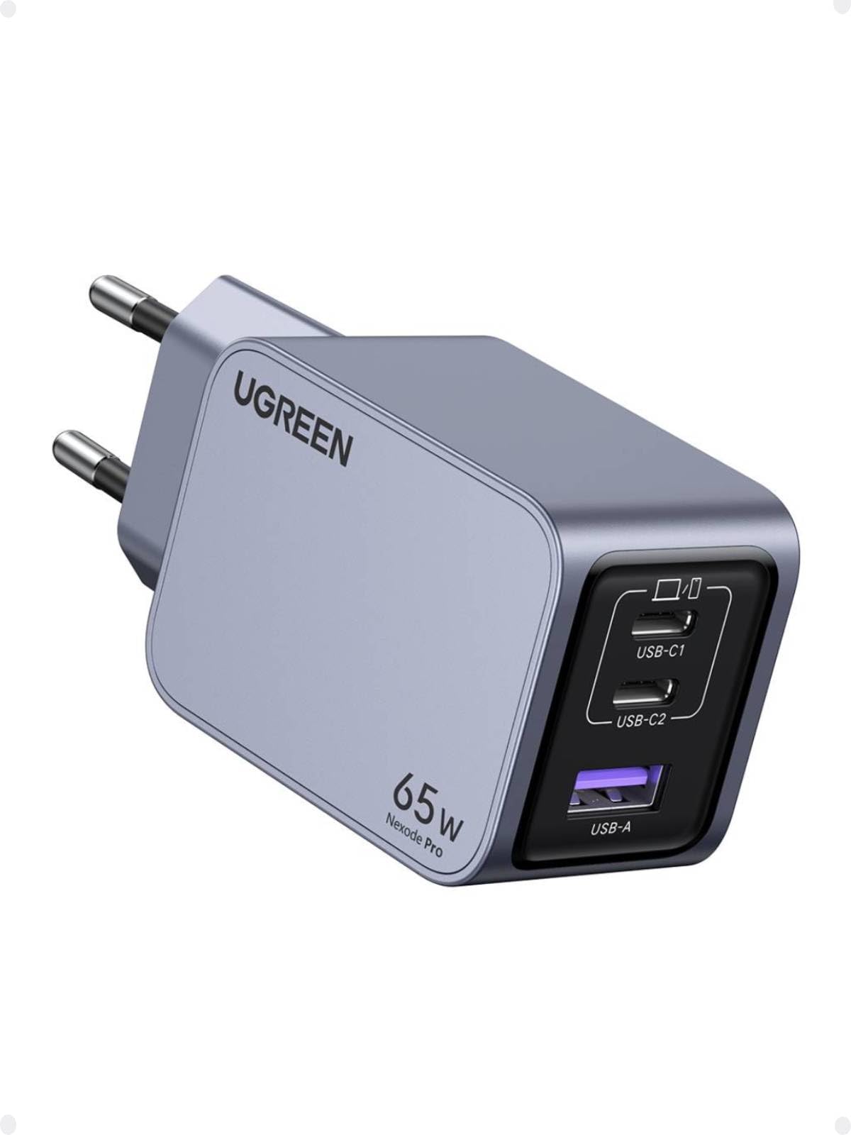 ugreen-nexode-pro-65w-caricatore-usb-c-gan-3-porte-pd-3-0-pps image 1
