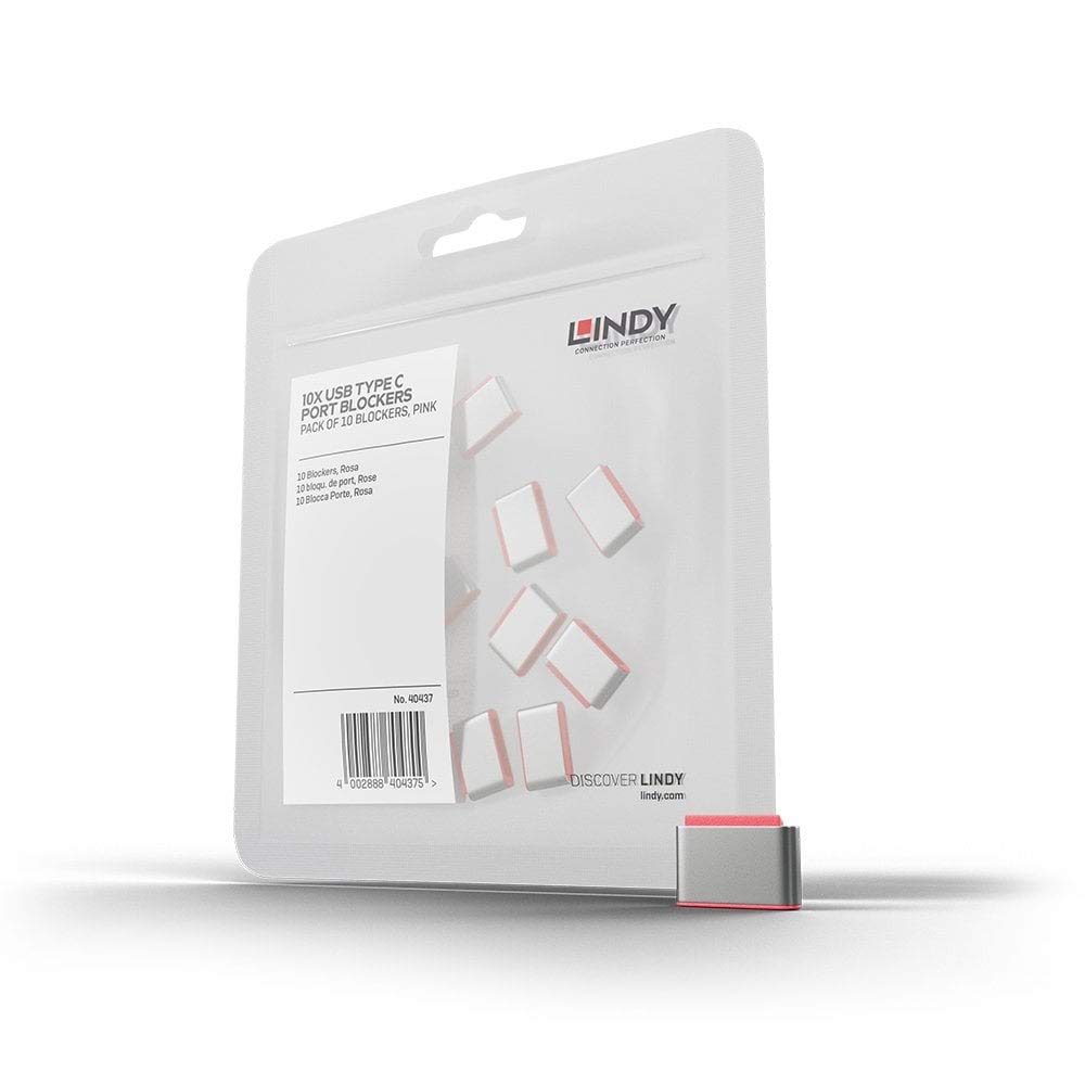 lindy-blocca-porte-usb-tipo-c-senza-chiave-10-pezzi-blu image 5