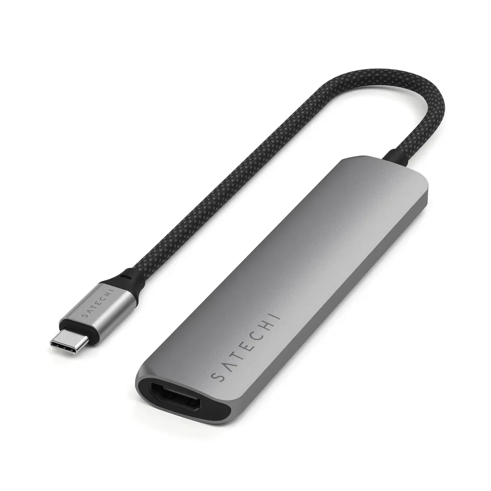 satechi-6-in-1-adattatore-multiporta-usb-c-slim-con-hdmi-4k-60hz image 1