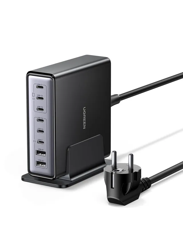 ugreen-zapix-200w-caricatore-usb-c-multiplo-8-porte-gan image 1