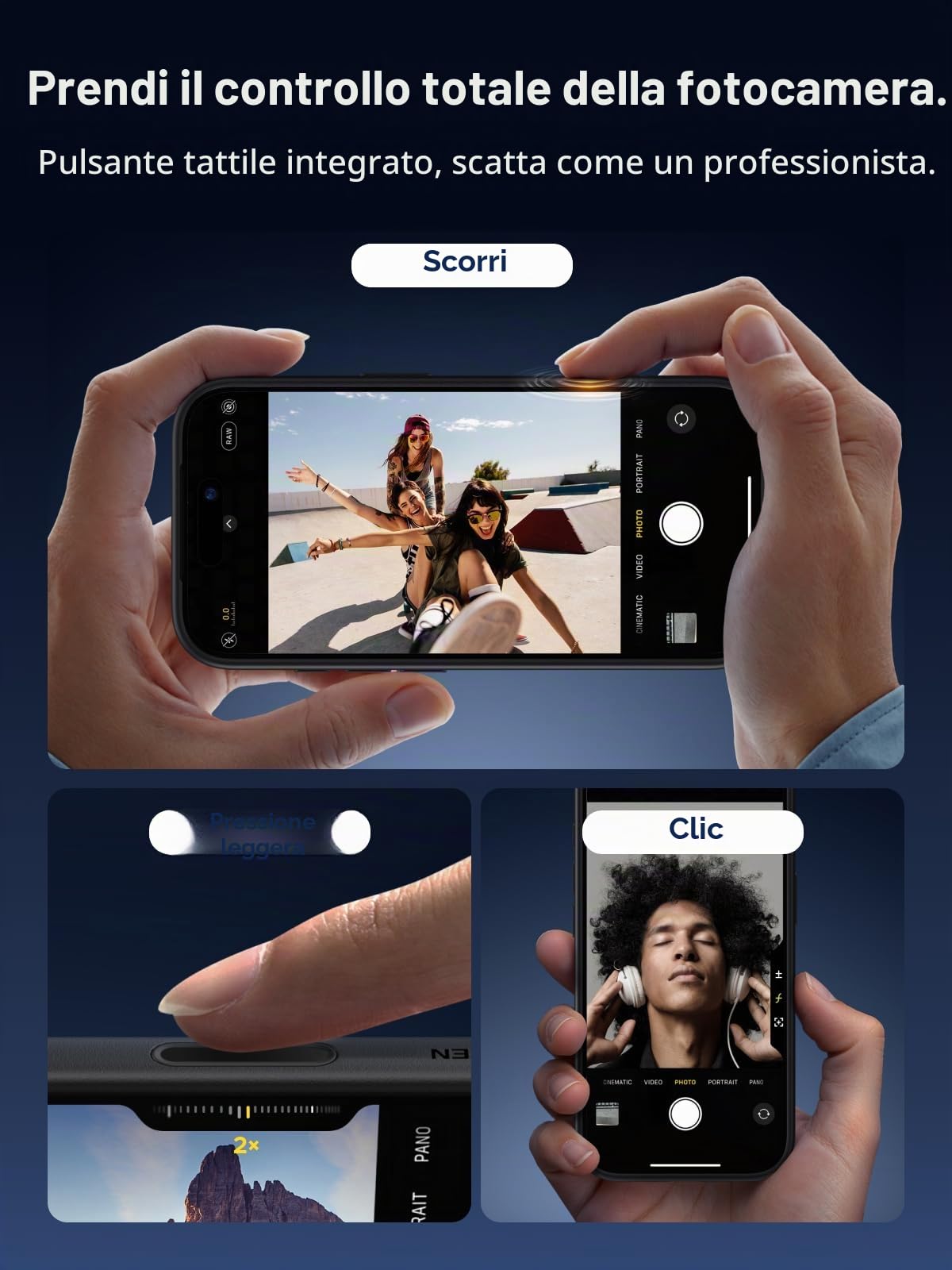 ugreen-custodia-magsafe-per-iphone-17-pro-trasparente-antiurto-militare image 6