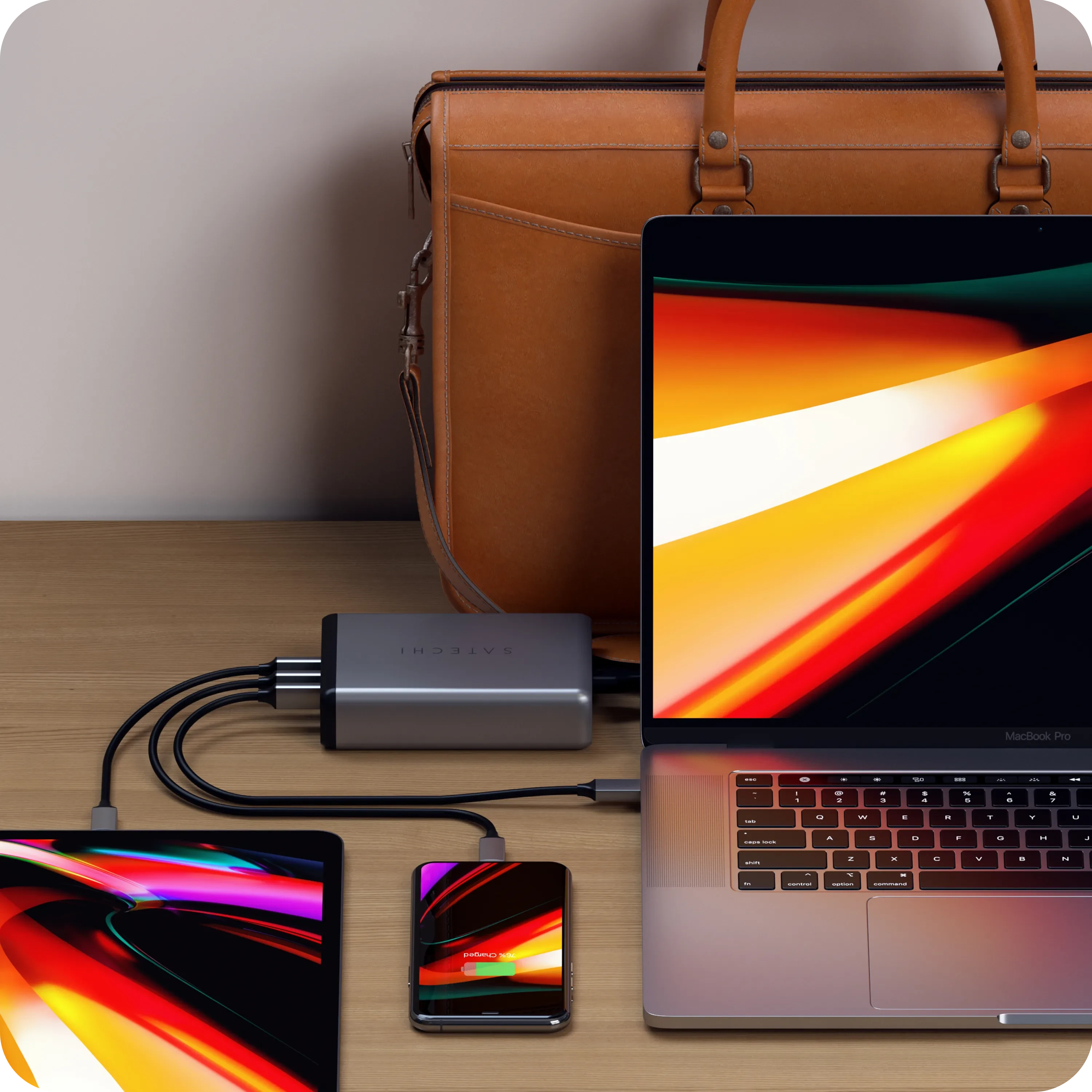 satechi-108w-pro-usb-c-pd-caricatore-desktop-4-porte image 6