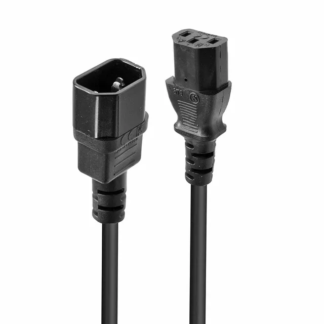 lindy-30331-cavo-di-alimentazione-spina-iec-2-m-nero image 1