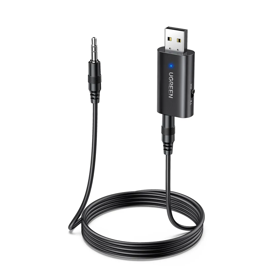 ugreen-trasmettitore-ricevitore-bluetooth-5-4-jack-3-5mm-2-in-1-tx-rx image 1