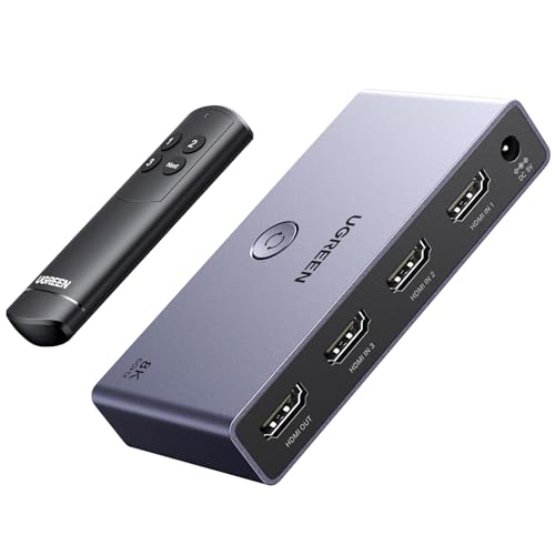ugreen-switch-hdmi-2-1-8k-3-ingressi-1-uscita image 7