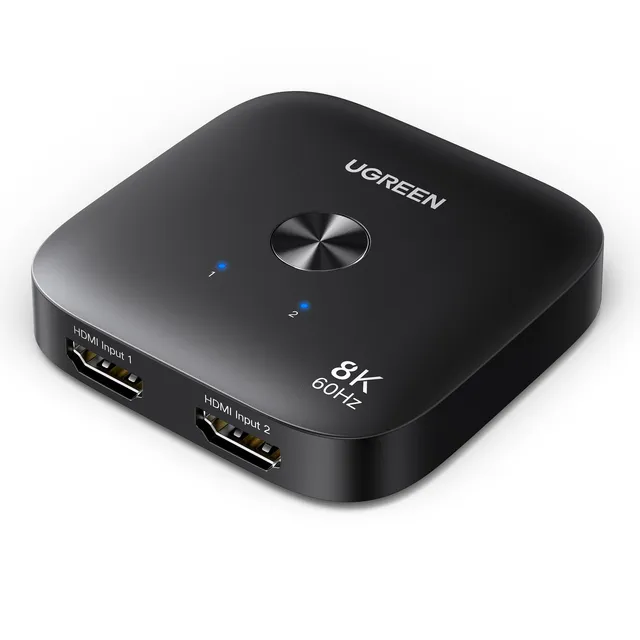 ugreen-switch-hdmi-2-1-8k-60hz-commutatore-2-ingressi-1-uscita-4k-240hz image 1