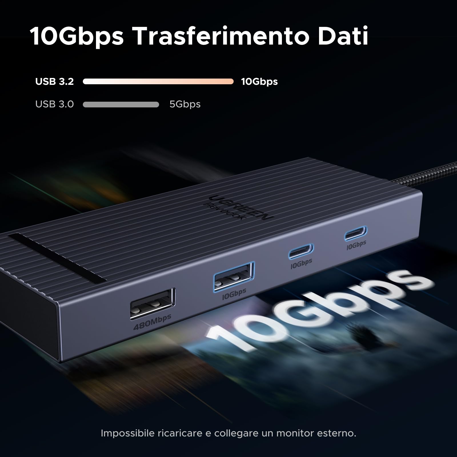 ugreen-revodok-pro-108-hub-usb-c-8-in-1-con-hdmi-4k-60hz image 3