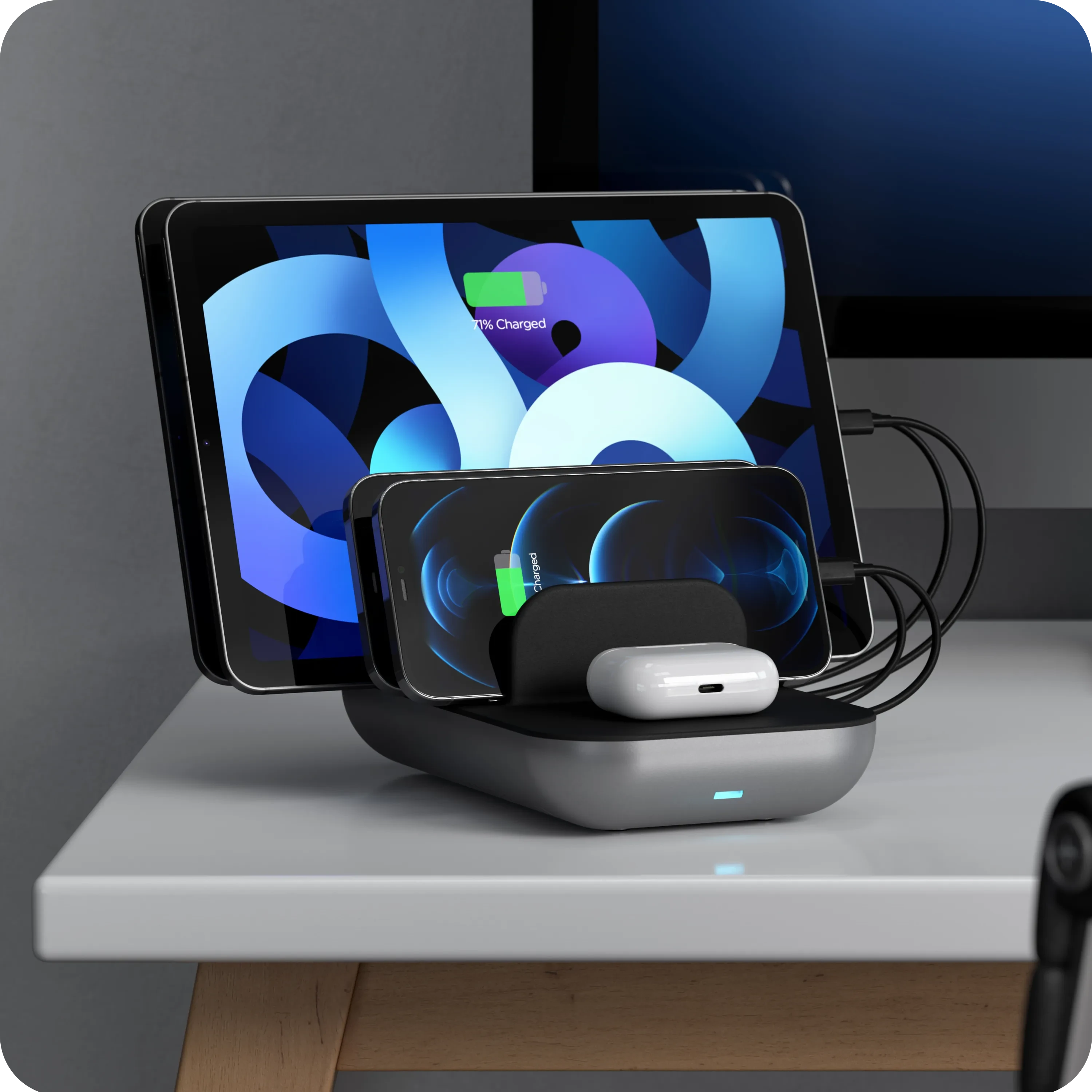 satechi-dock5-multi-device-charging-station-con-ricarica-wireless-qi image 6