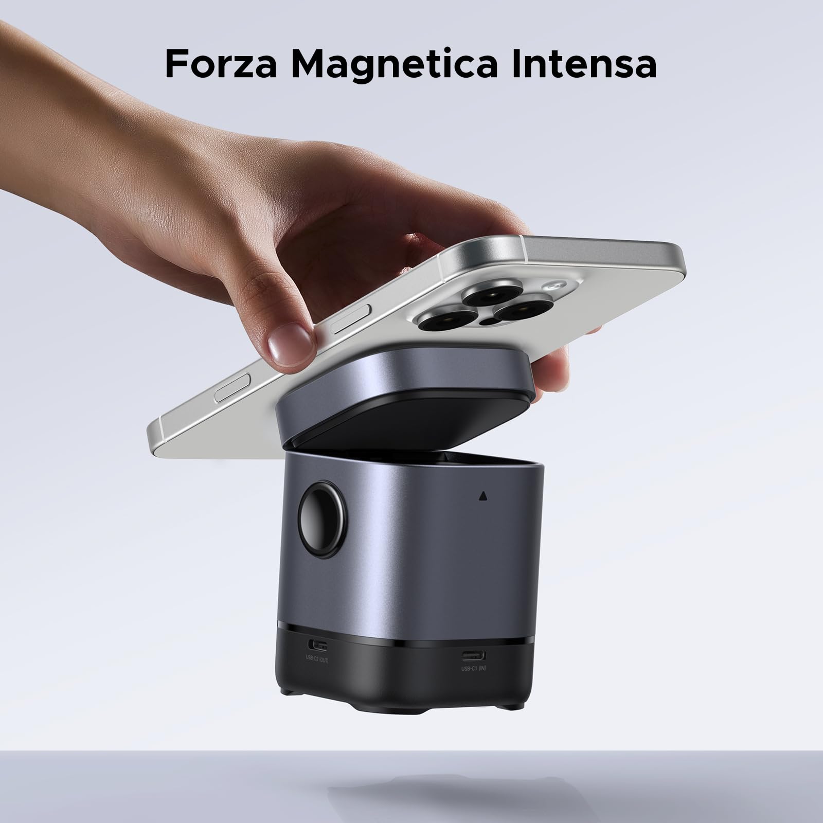 ugreen-uno-stazione-ricarica-wireless-magnetica-qi2-15w-2-in-1-per-iphone-e-airp image 7