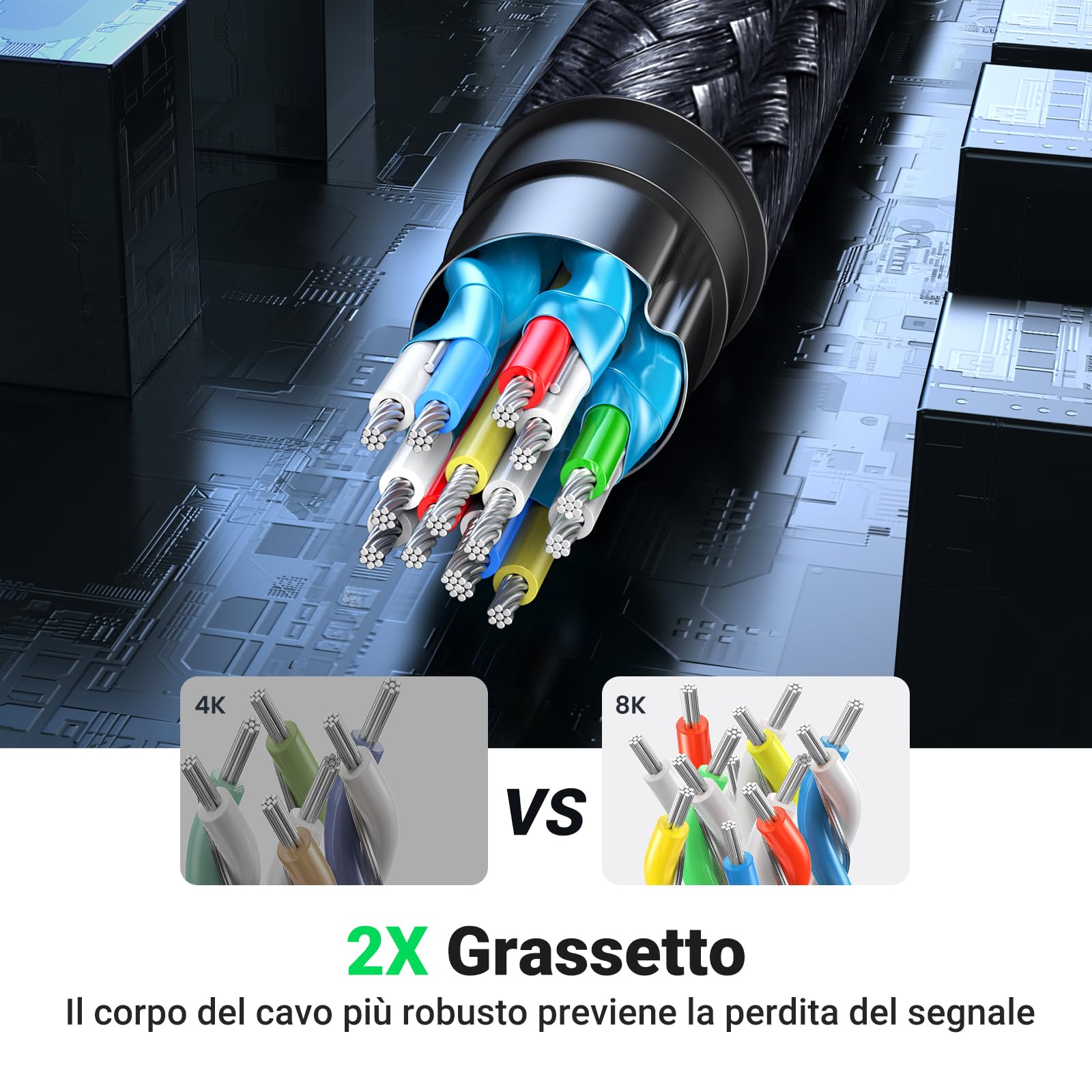 ugreen-prolunga-hdmi-2-1-8k-60hz-maschio-femmina-0-5m image 7