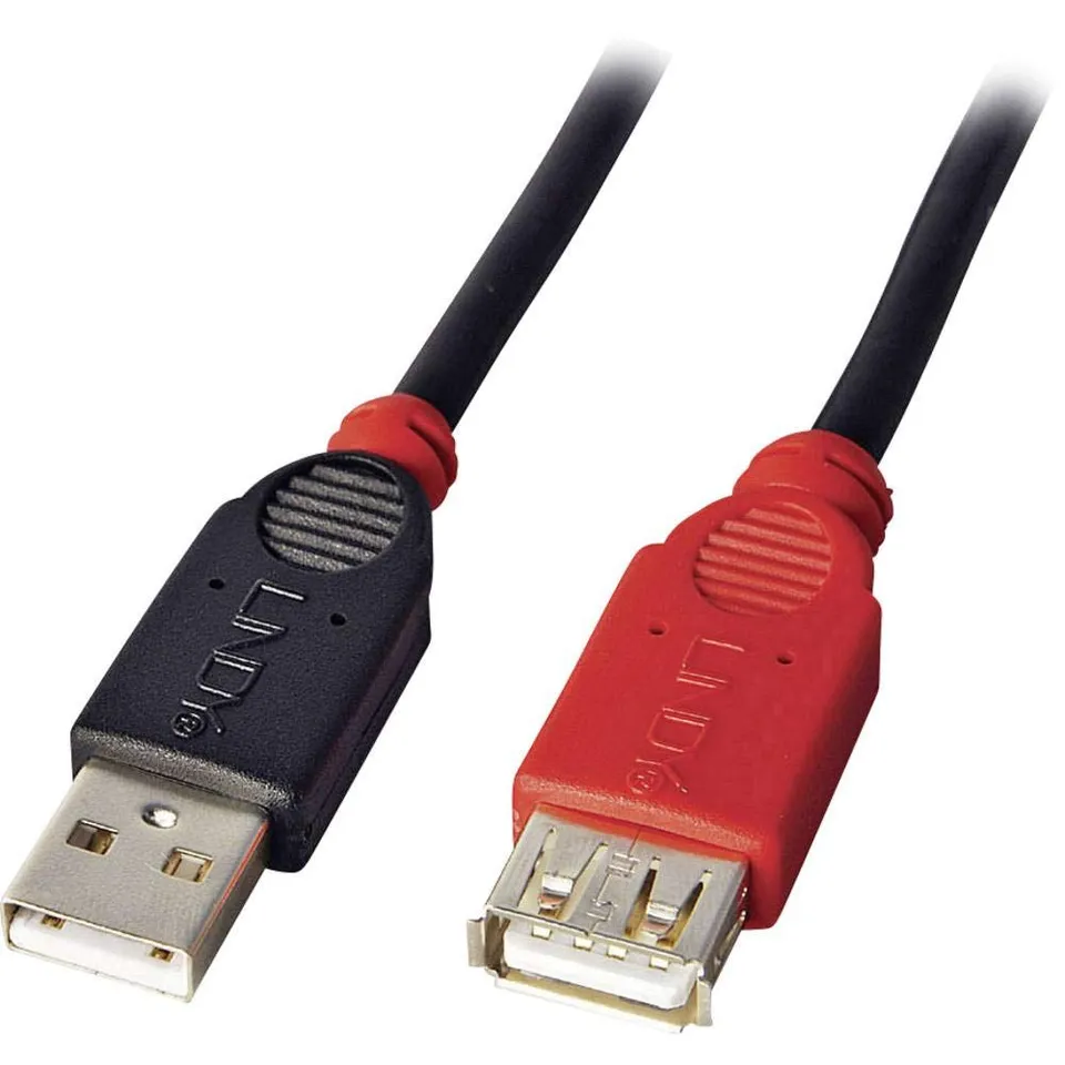 lindy-42817-prolunga-attiva-usb-2-0-5m-maschio-femmina image 1