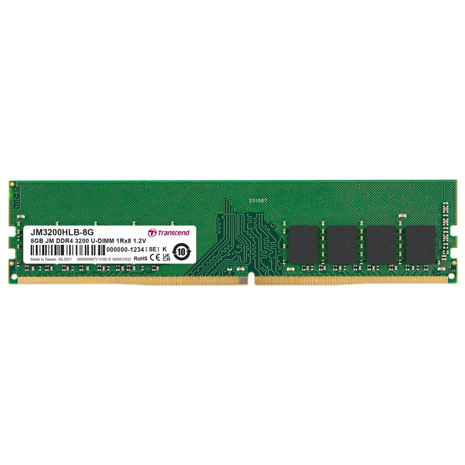 transcend-jetram-jm3200hlb-8g-8gb-ddr4-3200mhz-u-dimm-1rx8 image 1