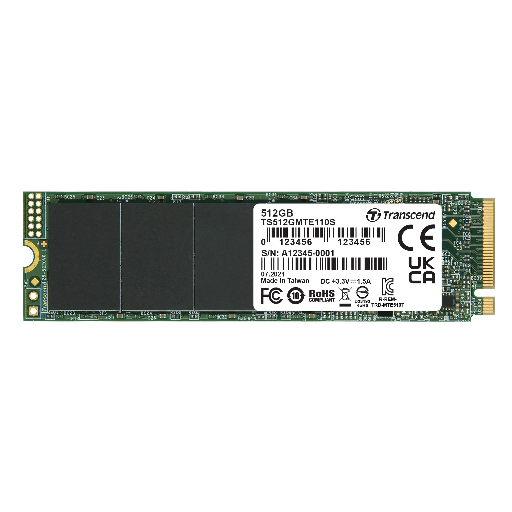 transcend-mte110s-ssd-interno-nvme-pcie-gen3-x4-m-2-2280-da-512-gb image 1