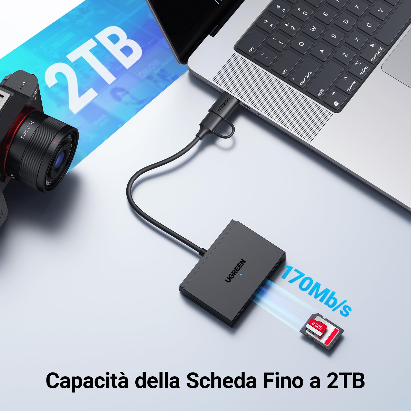 ugreen-lettore-schede-sd-4-in-1-usb-c-usb-3-0-5gbps image 6