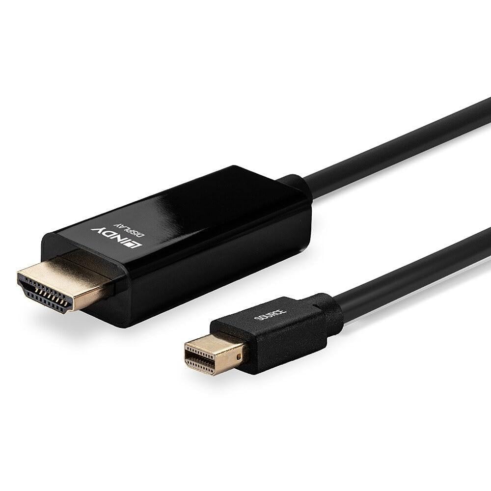 lindy-cavo-mini-displayport-a-hdmi-4k30-2-m-black-line image 5