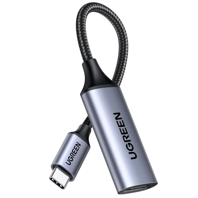 ugreen-adattatore-usb-c-a-hdmi-4k-60hz-2k-144hz-10-cm-nylon-e-alluminio-dex-thun image 1