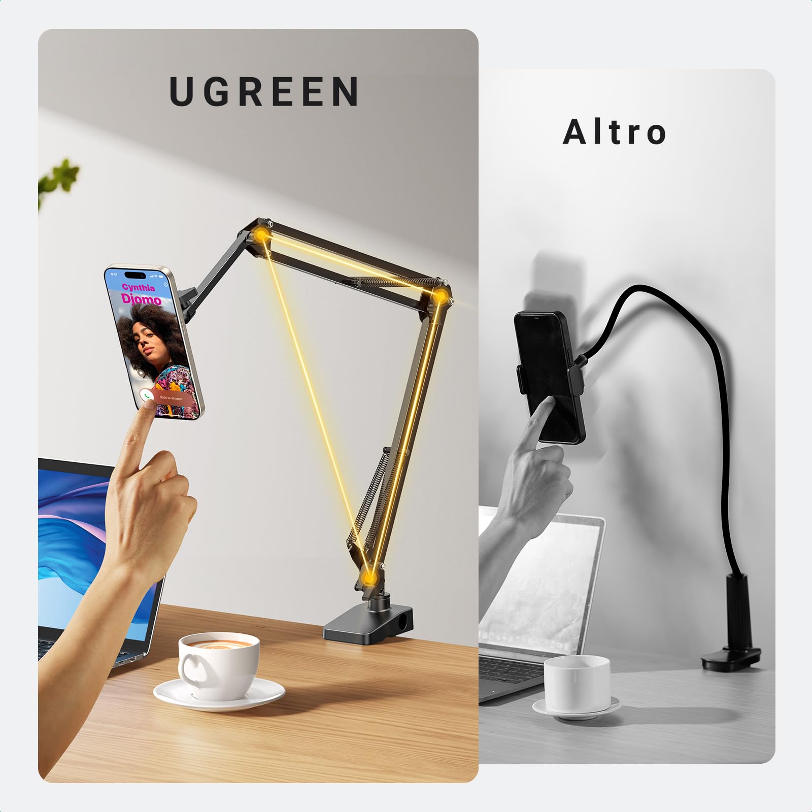 ugreen-supporto-cellulare-magnetico-magsafe-braccio-flessibile-360 image 6