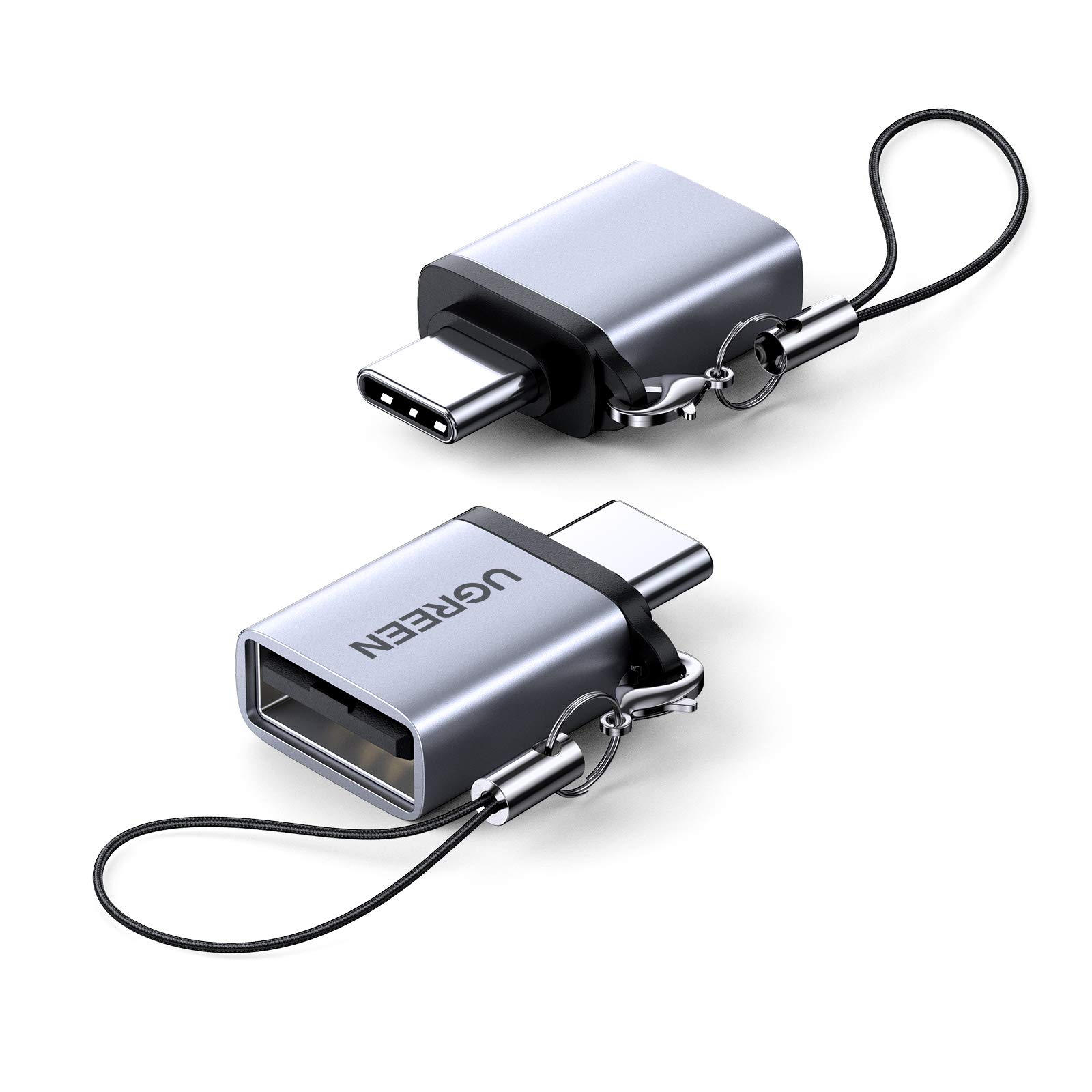 ugreen-adattatore-usb-c-maschio-a-usb-a-3-0-femmina-otg-5gbps-2-pezzi image 1