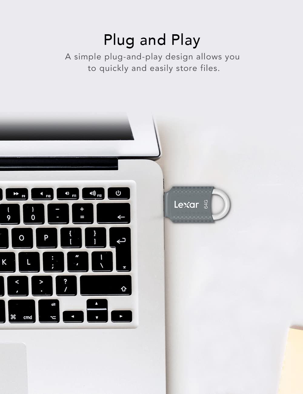 lexar-jumpdrive-ljdv40-chiavetta-usb-2-0-64gb-con-anello-portachiavi image 2