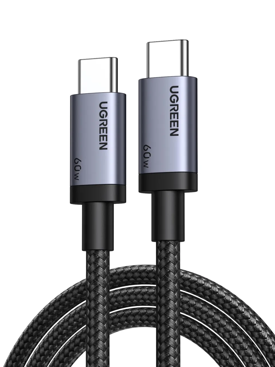 ugreen-zapix-cavo-usb-c-60w-pd-3-0-1m-ricarica-rapida image 1