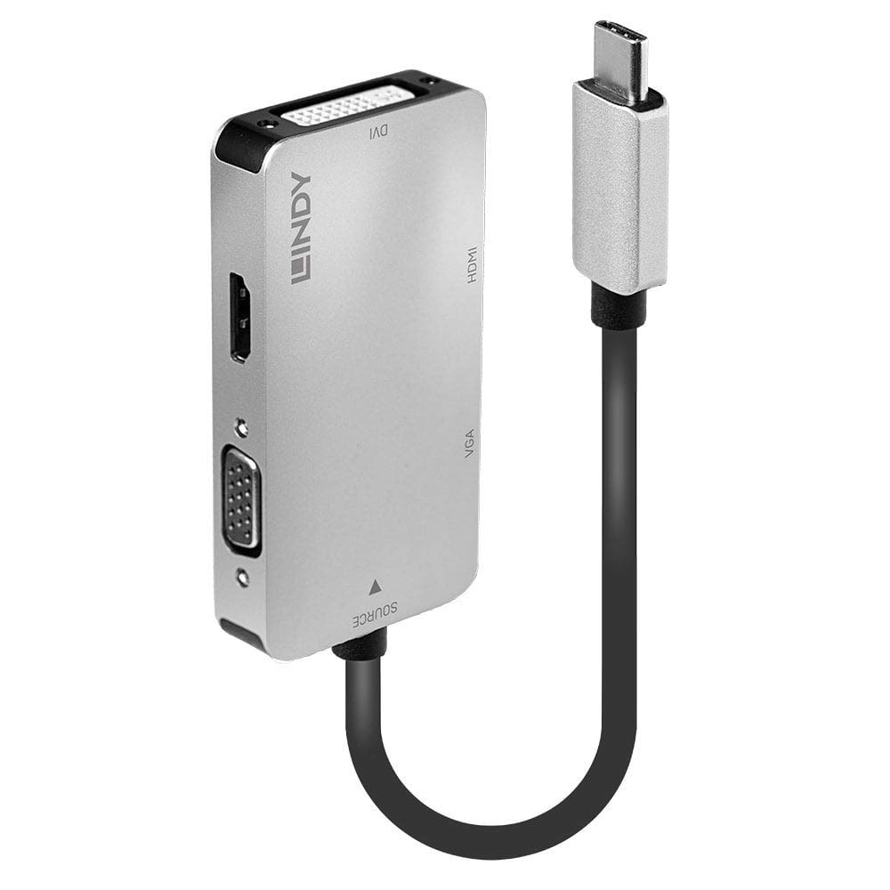 lindy-convertitore-usb-tipo-c-a-triplo-display-hdmi-dvi-vga image 1
